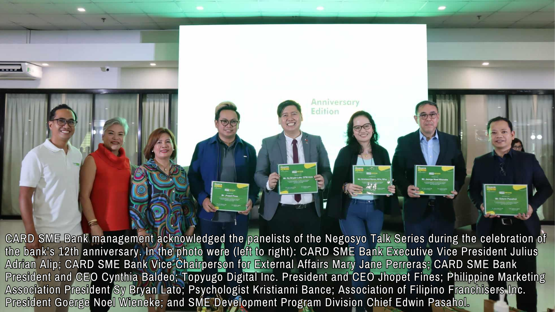 » CARD SME Bank: 12 years of building and nurturing connections with MSMEs